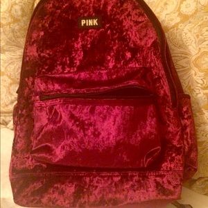 Pink backpack